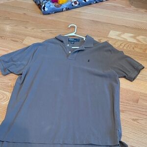 Polo by Ralph Lauren Men's Charcoal Polo Shirt